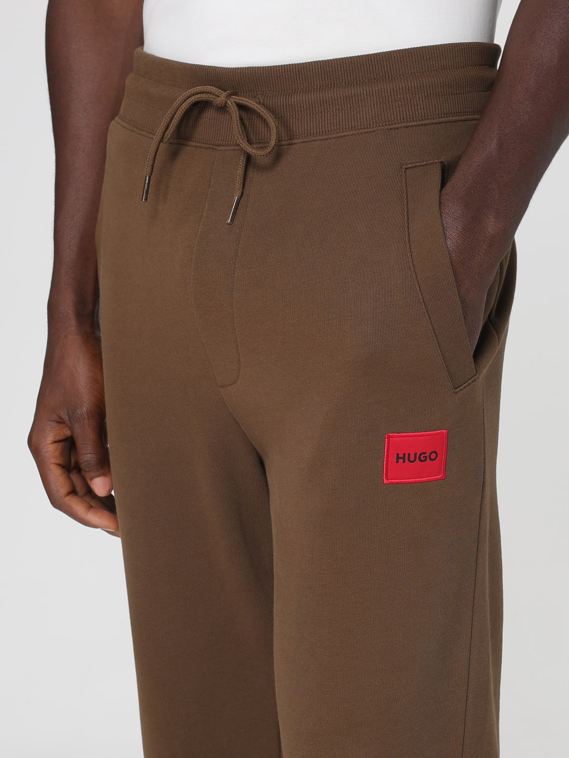 HUGO PANTS: Sweat men Hugo, Brown - Img 4