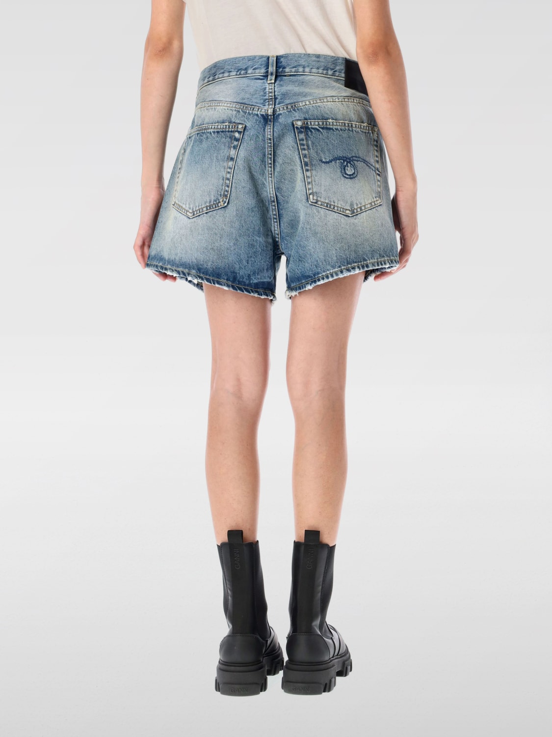 R13 PANTALONES CORTOS: Pantalòn cortos mujer R13, Denim - Img 2