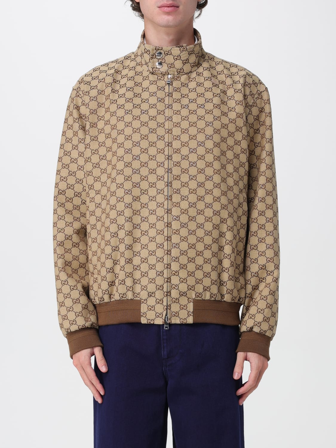 GUCCI JACKET: Jacket men Gucci, Camel - Img 1