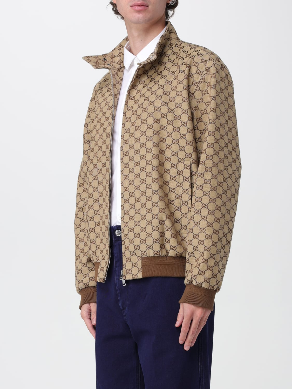 GUCCI JACKET: Jacket men Gucci, Camel - Img 4