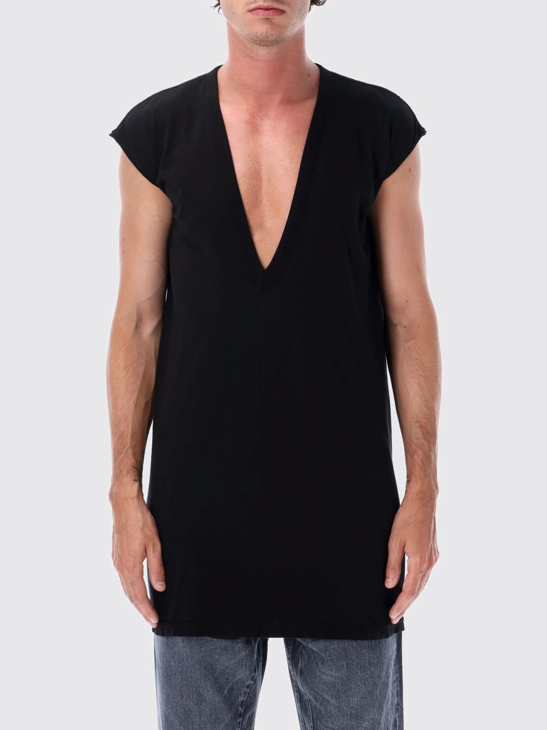 RICK OWENS DRKSHDW T-SHIRT: T-shirt men Rick Owens Drkshdw, Black - Img 1