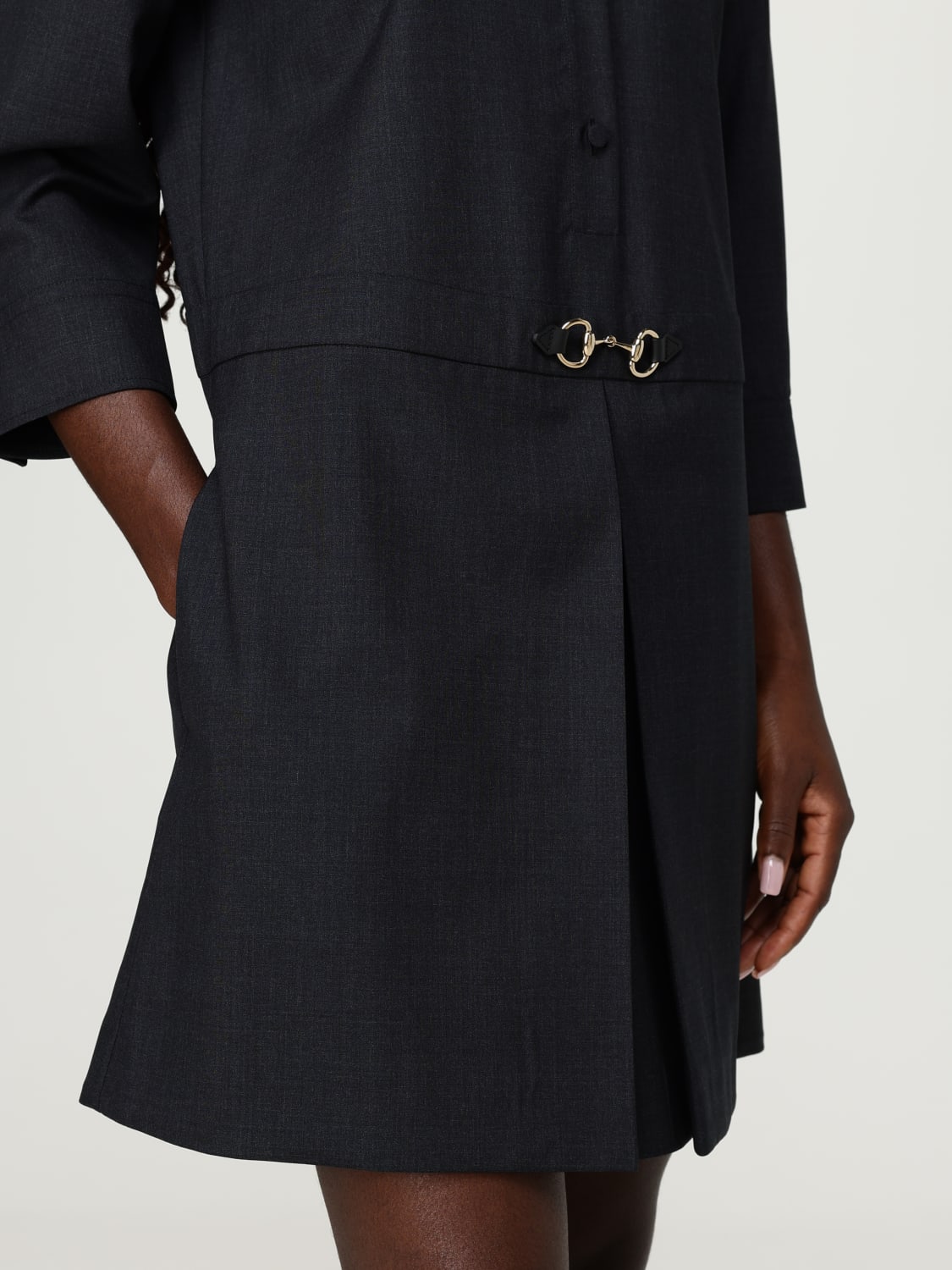 GUCCI DRESS: Jacket woman Gucci, Grey - Img 5