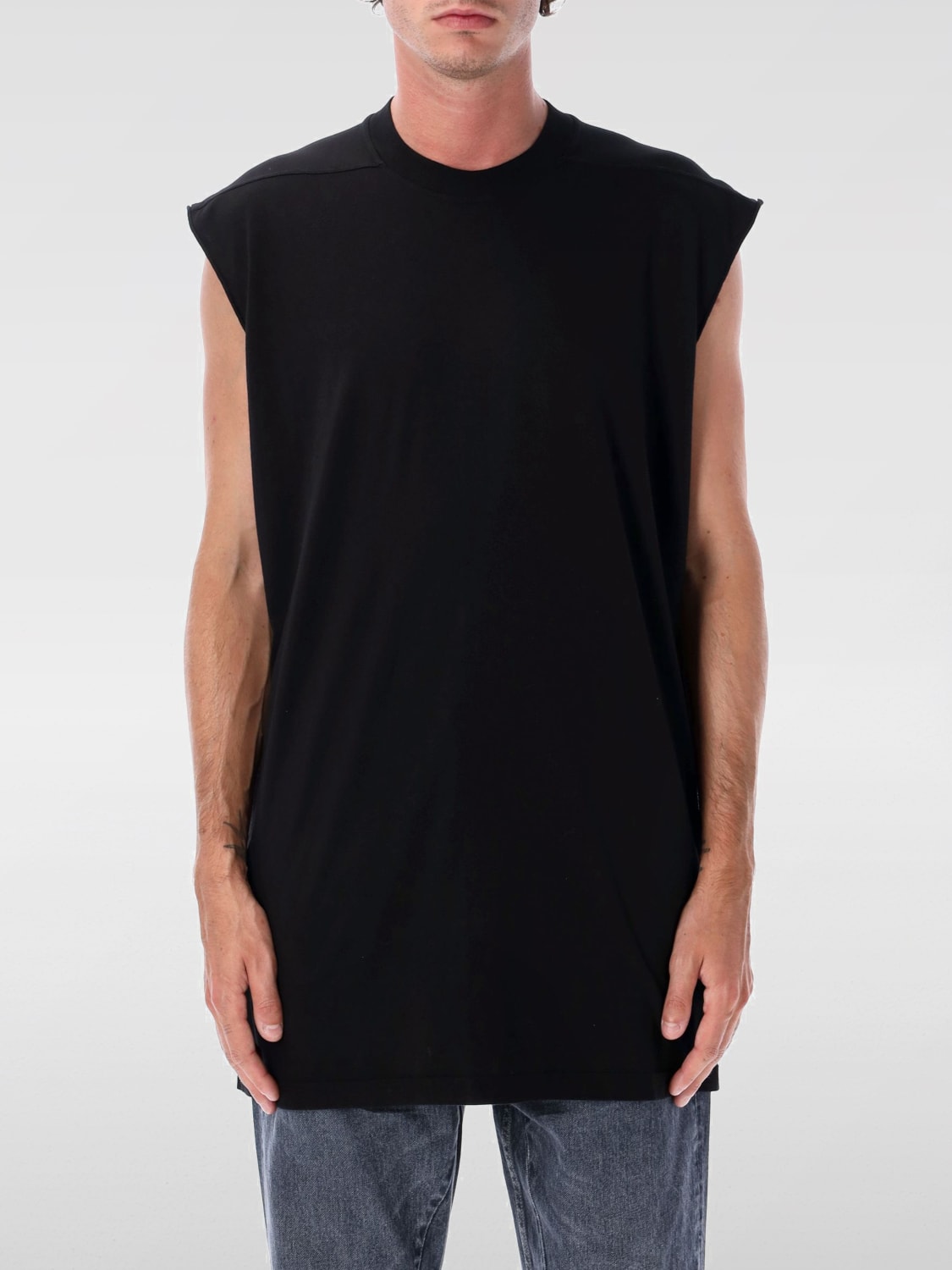 RICK OWENS DRKSHDW T-SHIRT: T-shirt homme Rick Owens Drkshdw, Noir - Img 1
