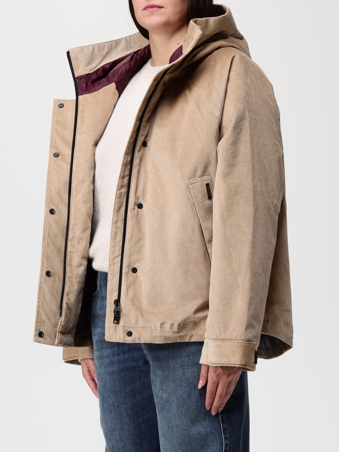 WOOLRICH JACKET: Jacket woman Woolrich, Beige - Img 3