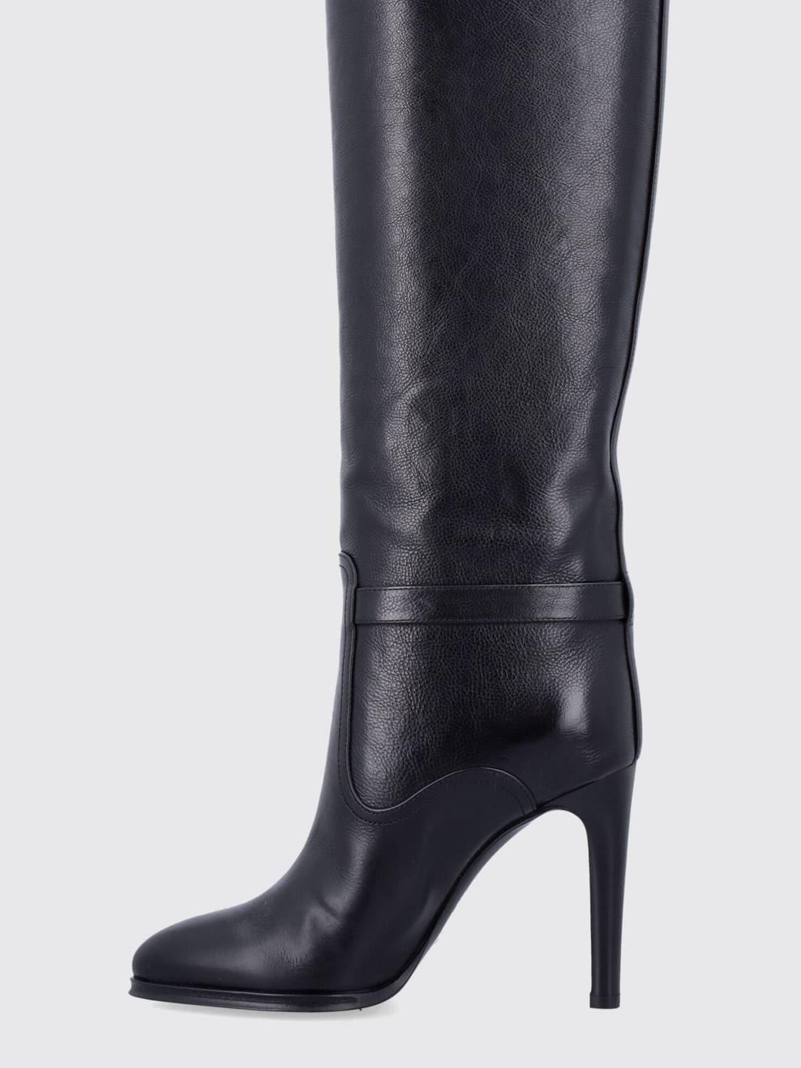 SAINT LAURENT BOOTS: Flat shoes woman Saint Laurent, Black - Img 4