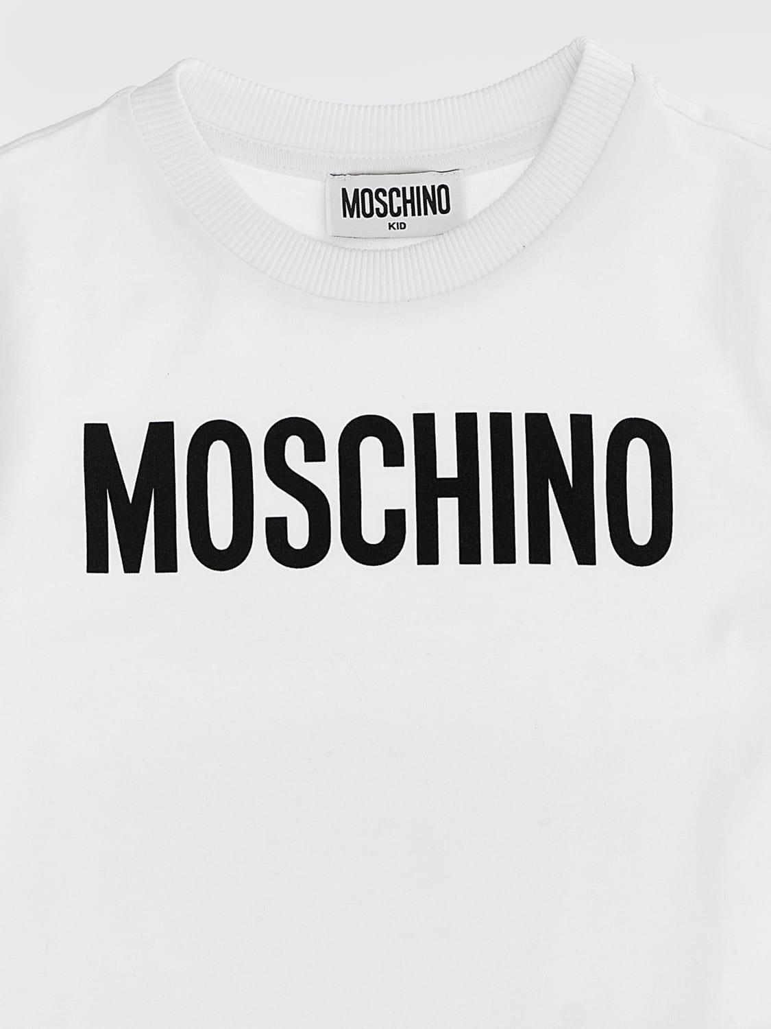 MOSCHINO T-SHIRT: T-shirt enfant Moschino, Blanc - Img 3