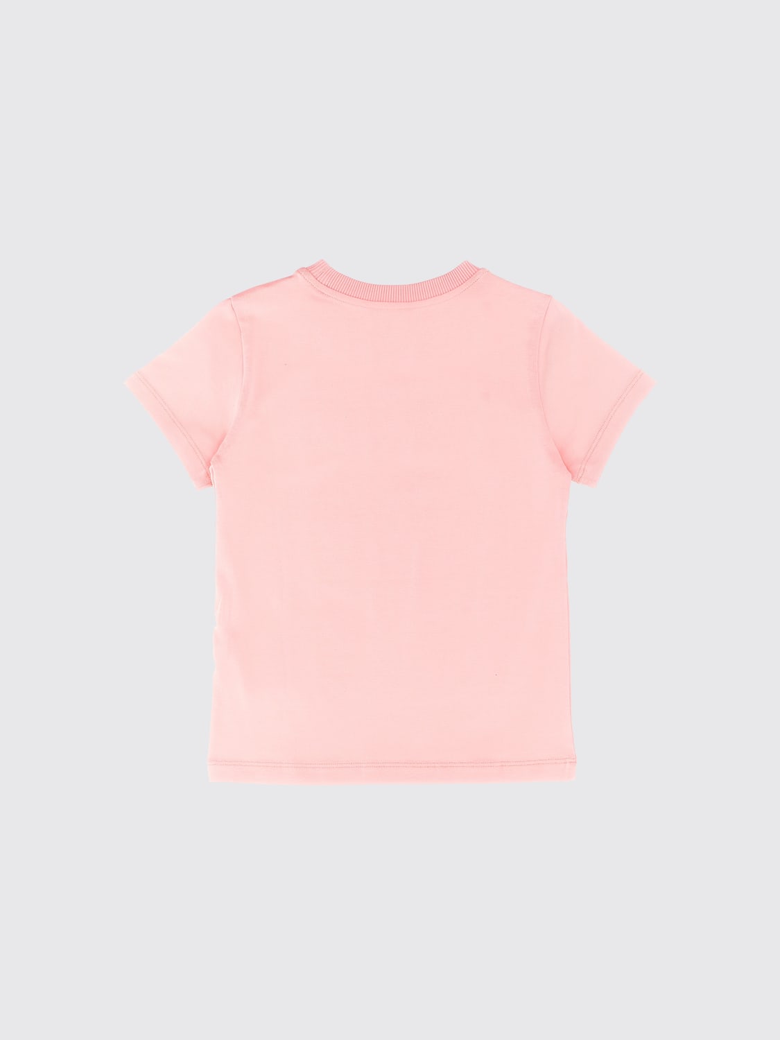 MOSCHINO T-SHIRT: T-shirt in cotone con logo Moschino, Rosa - Img 2