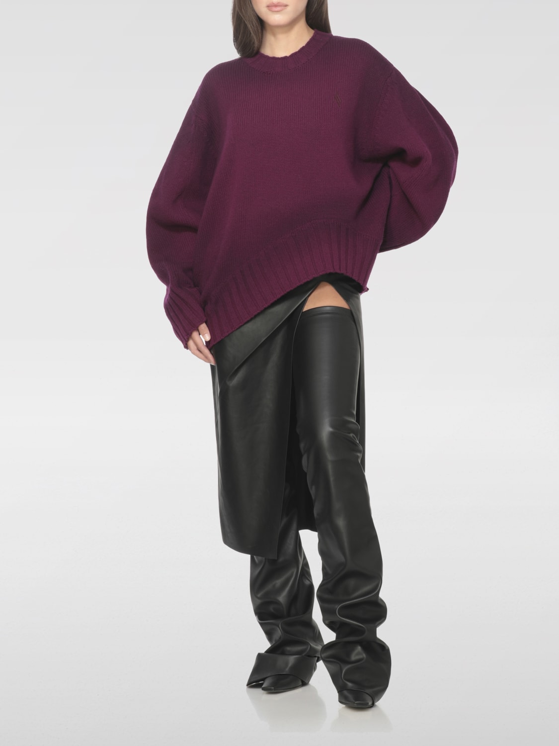 THE ATTICO SWEATER: Sweater woman The Attico, Violet - Img 2