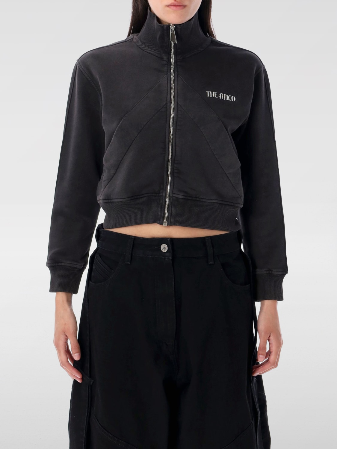 THE ATTICO SWEATSHIRT: Sweatshirt woman The Attico, Black - Img 1