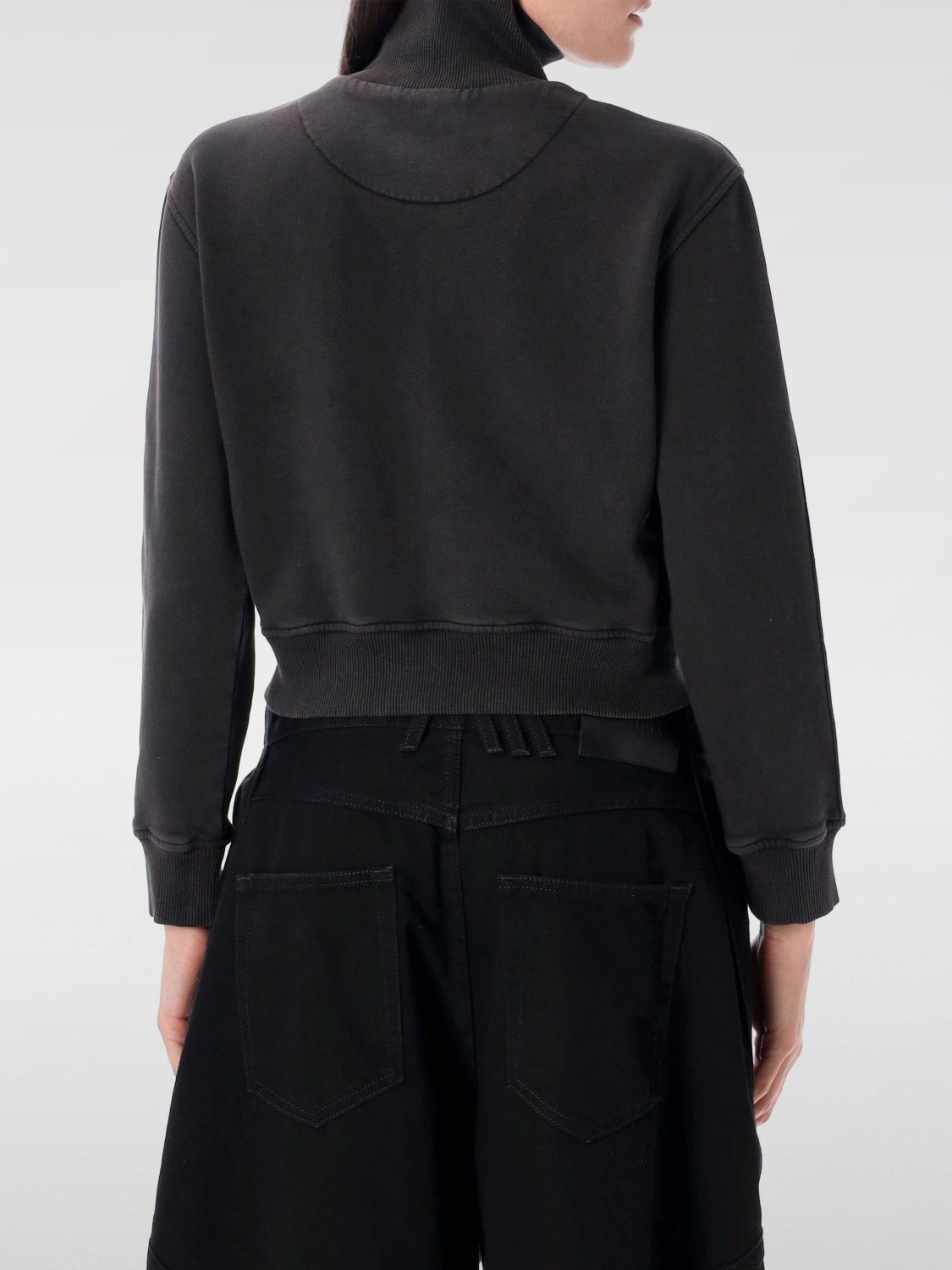 THE ATTICO SWEATSHIRT: Sweatshirt woman The Attico, Black - Img 2