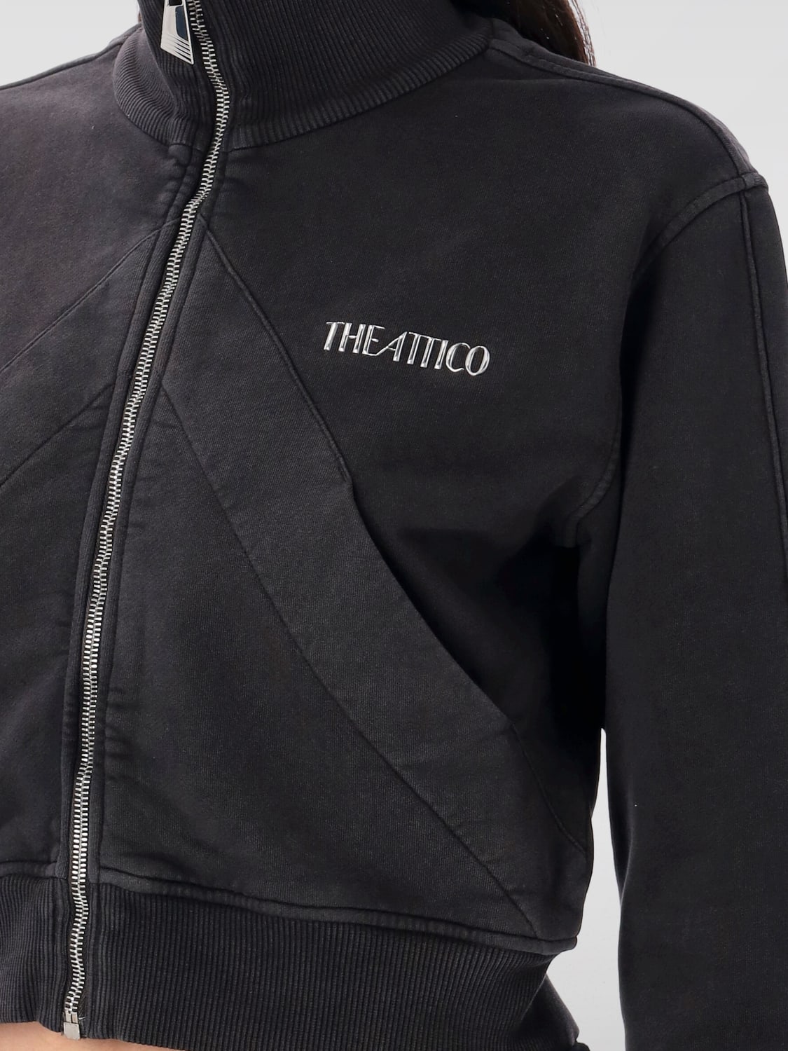 THE ATTICO SWEATSHIRT: Sweatshirt woman The Attico, Black - Img 3