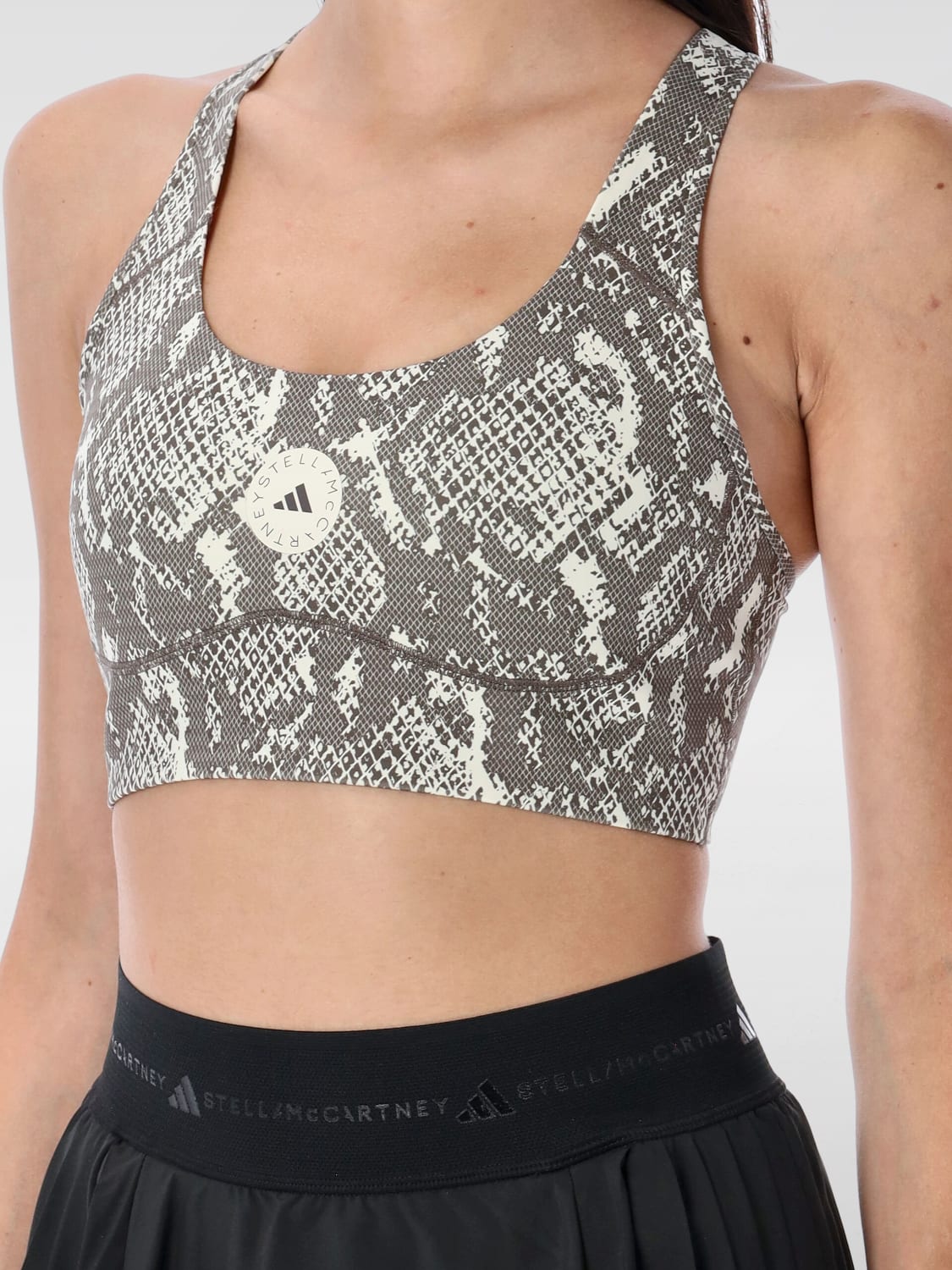 ADIDAS BY STELLA MCCARTNEY TOP: Top femme Adidas by Stella McCartney, Gris - Img 3