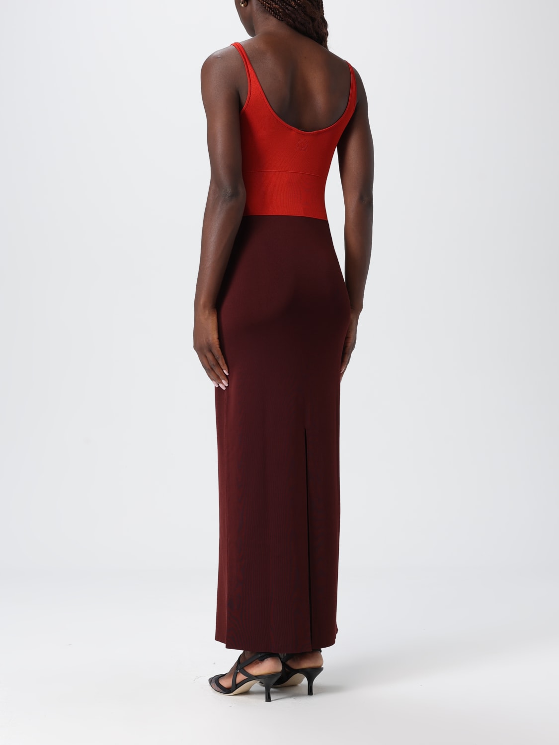 FENDI VESTIDO: Vestido mujer Fendi, Marrón - Img 2