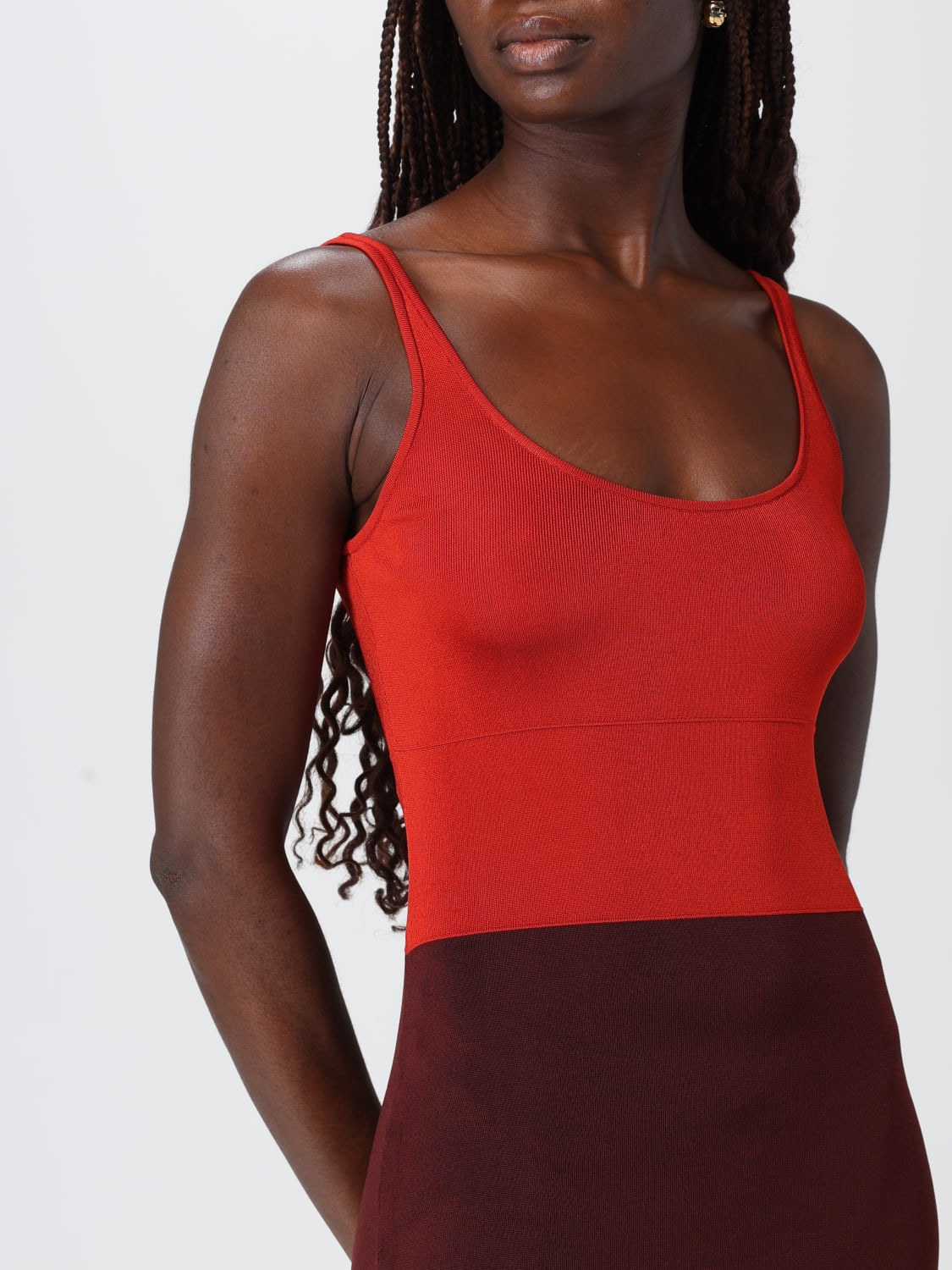 FENDI VESTIDO: Vestido mujer Fendi, Marrón - Img 4