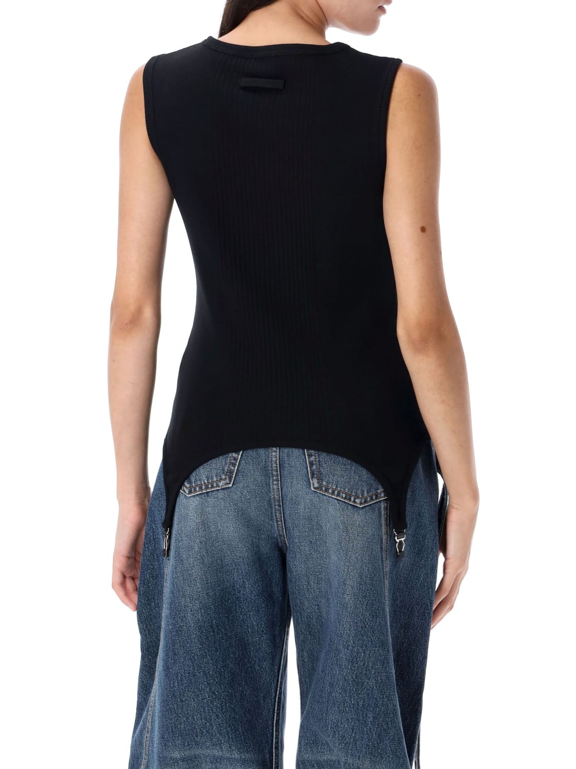 JEAN PAUL GAULTIER TOP: Top woman Jean Paul Gaultier, Black - Img 2