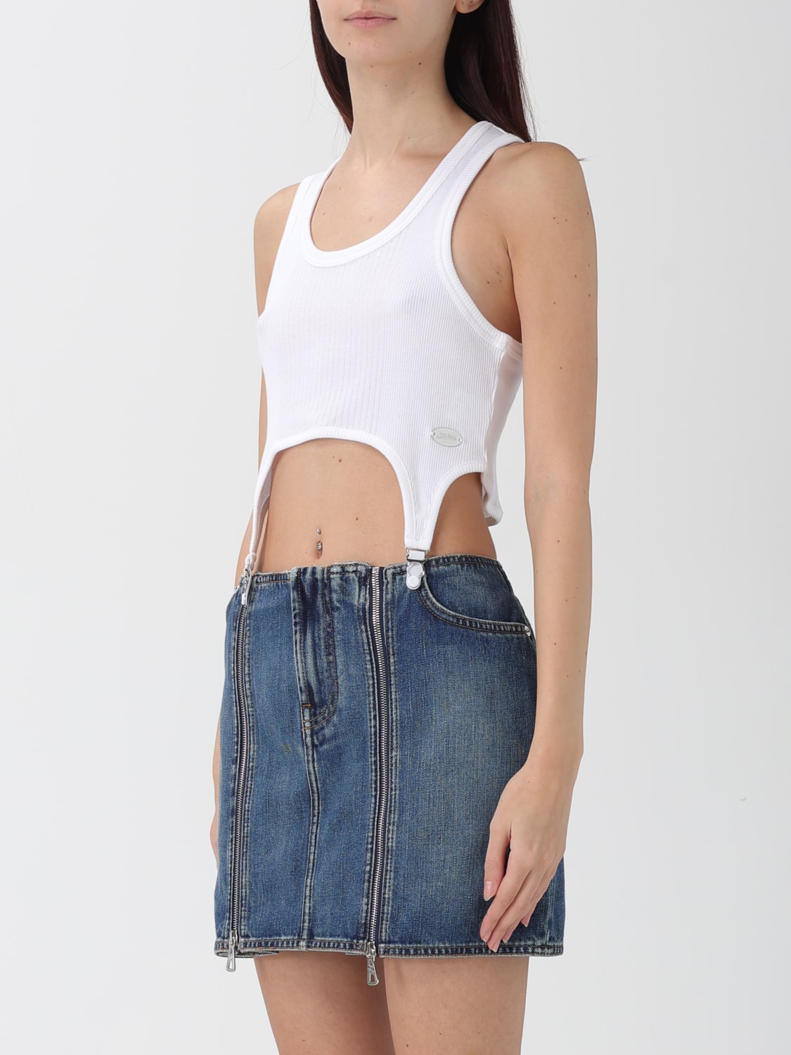 JEAN PAUL GAULTIER TOP: Top woman Jean Paul Gaultier, White - Img 4