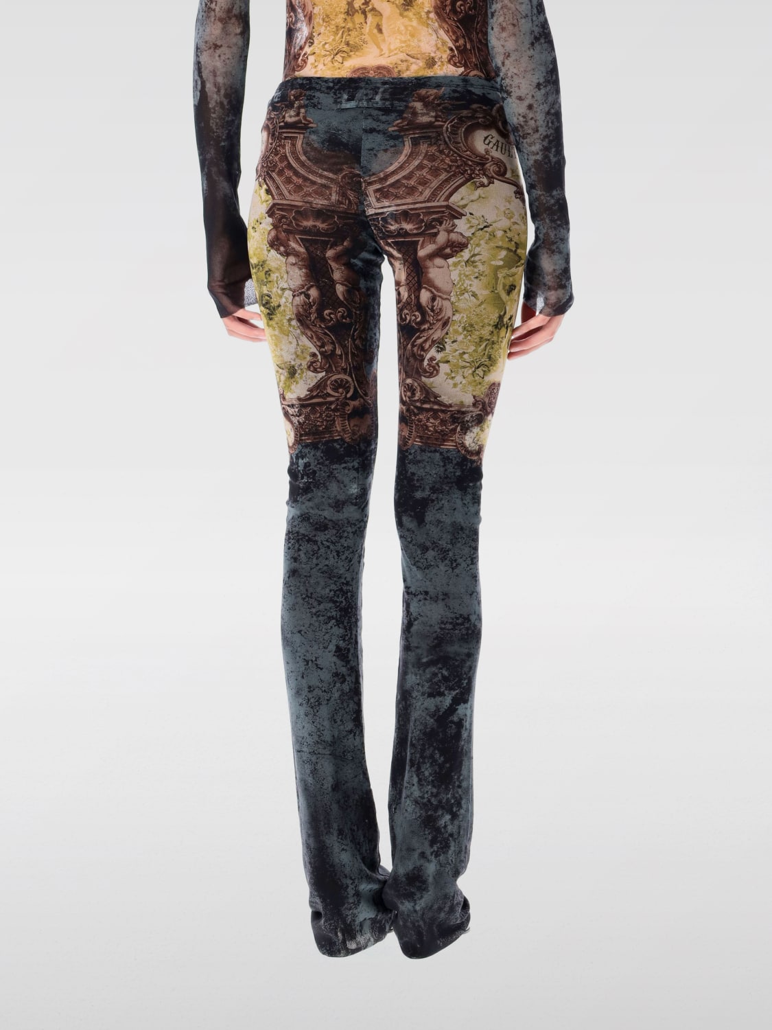 JEAN PAUL GAULTIER БРЮКИ: Брюки Женское Jean Paul Gaultier, Многоцветный - Img 2