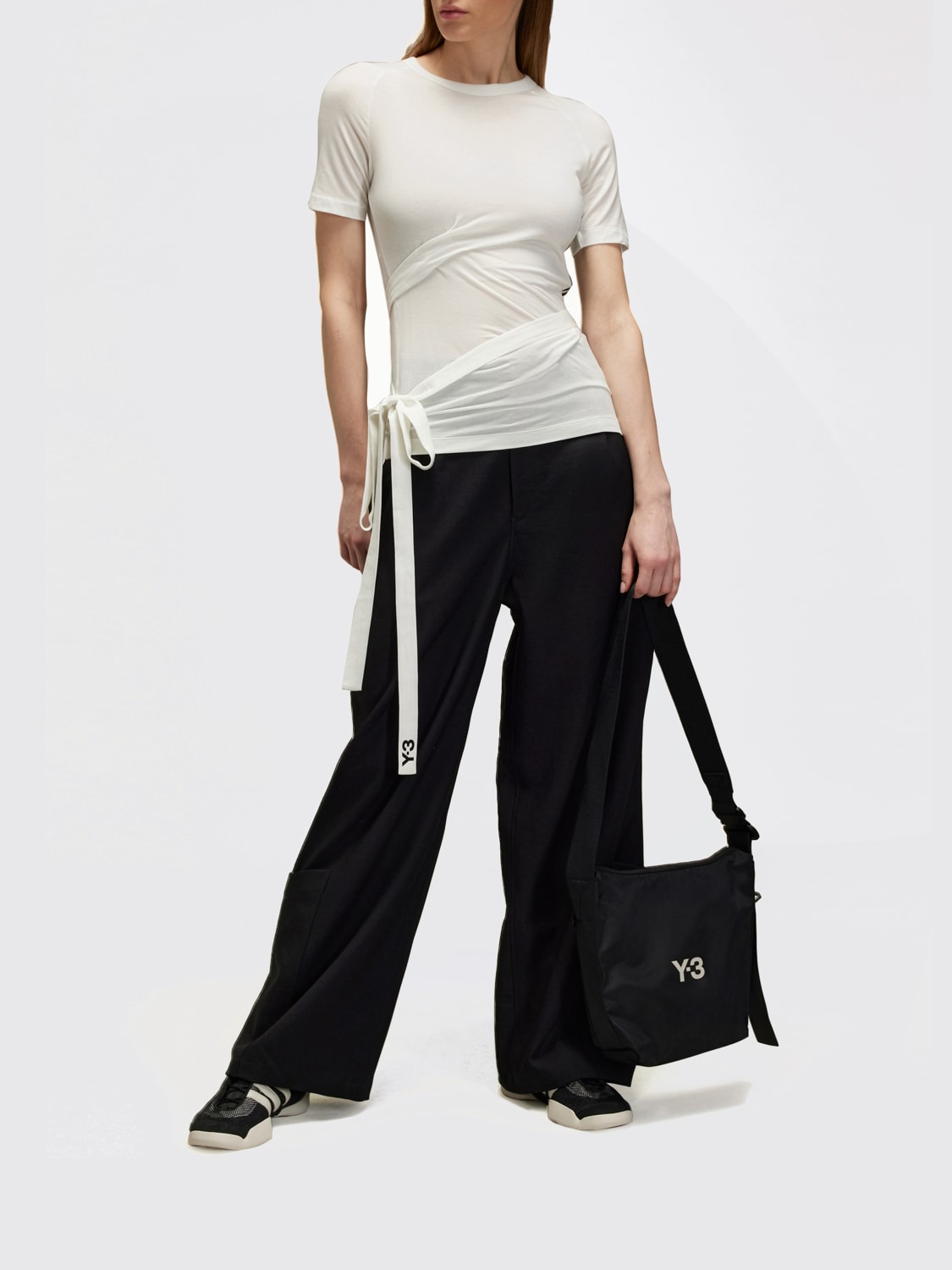 Y-3 T-SHIRT: T-shirt woman Y-3, White - Img 2