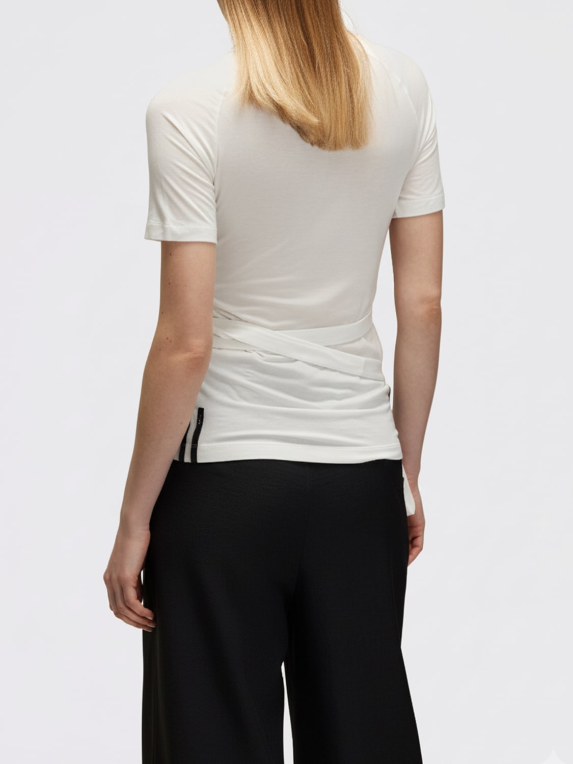 Y-3 T-SHIRT: T-shirt woman Y-3, White - Img 3