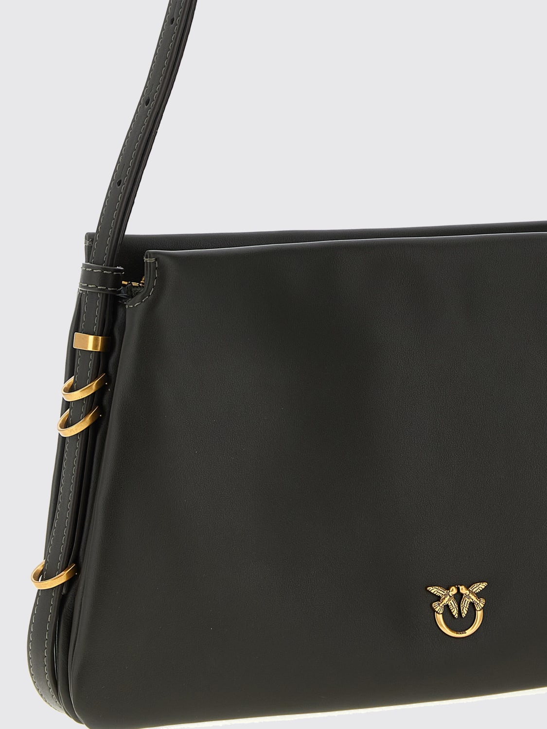 PINKO BANDOLERA: Bolso de hombro mujer Pinko, Verde - Img 3