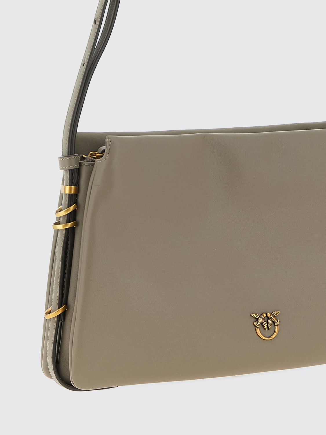 PINKO BANDOLERA: Bolso de hombro mujer Pinko, Marrón - Img 3