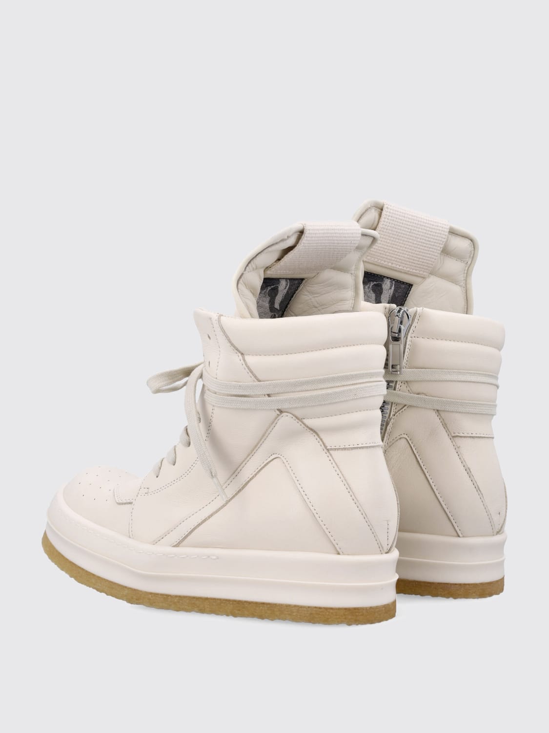 RICK OWENS 运动鞋: 运动鞋 女士 Rick Owens, 白色 - Img 3