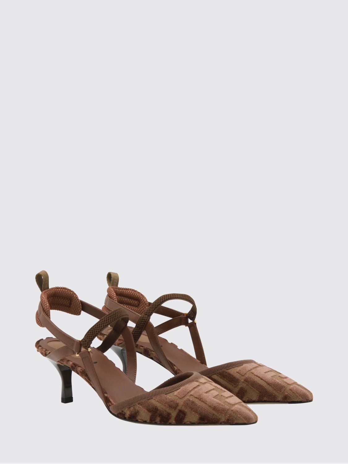 FENDI PUMP: High heel shoes woman Fendi, Multicolor - Img 2