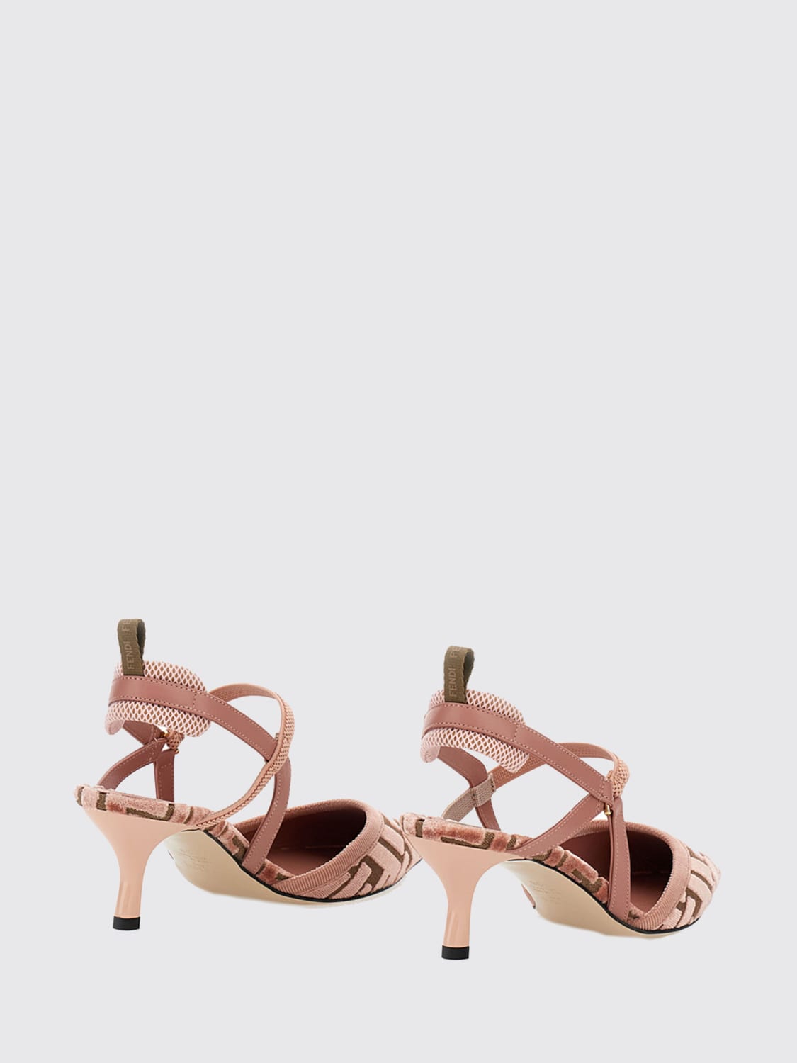 FENDI PUMP: High heel shoes woman Fendi, Pink - Img 3