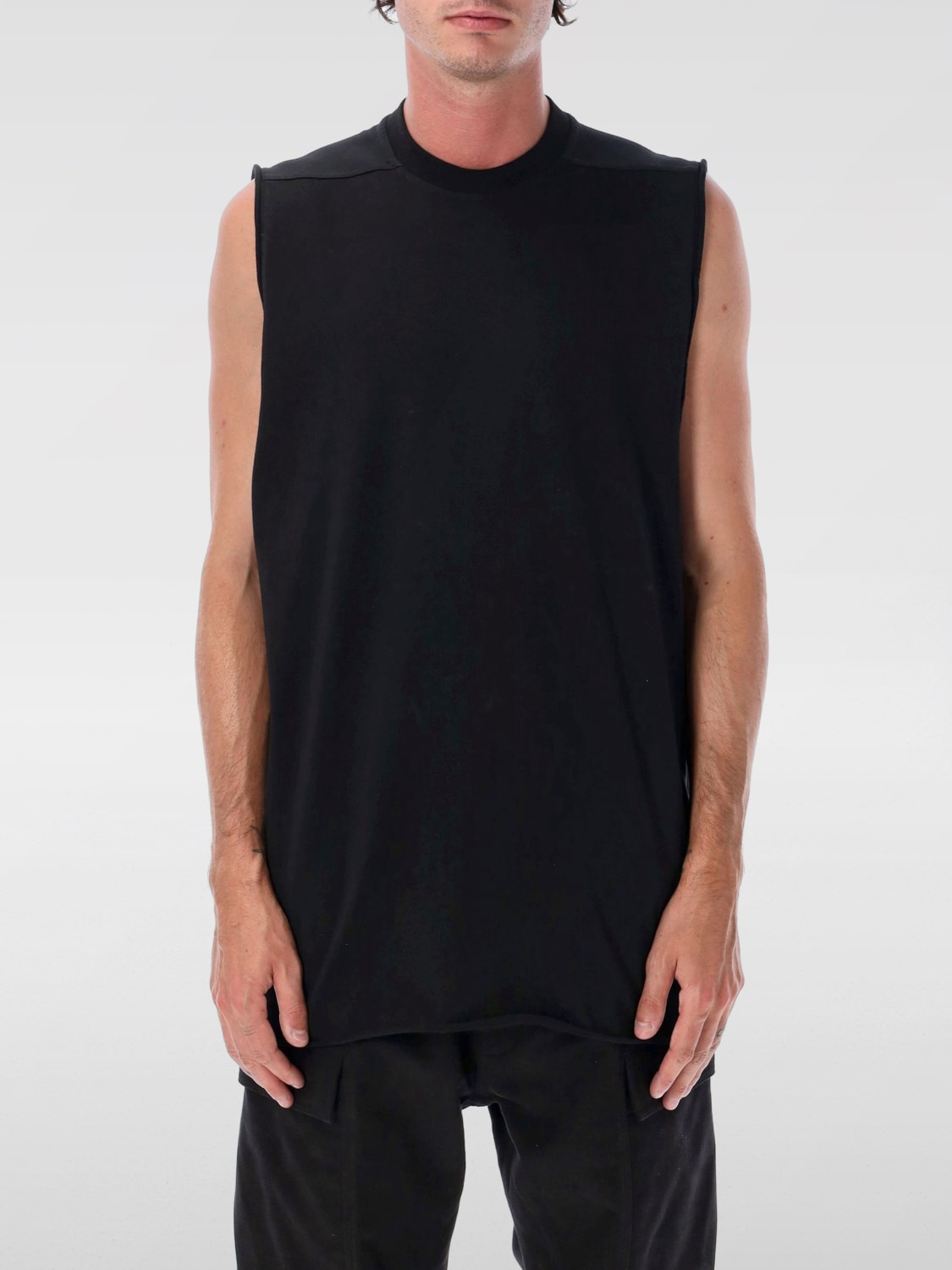 RICK OWENS T-SHIRT: T-shirt men Rick Owens, Black - Img 1