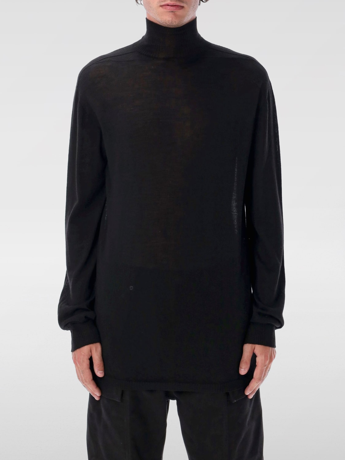 RICK OWENS SWEATER: Sweater men Rick Owens, Black - Img 1