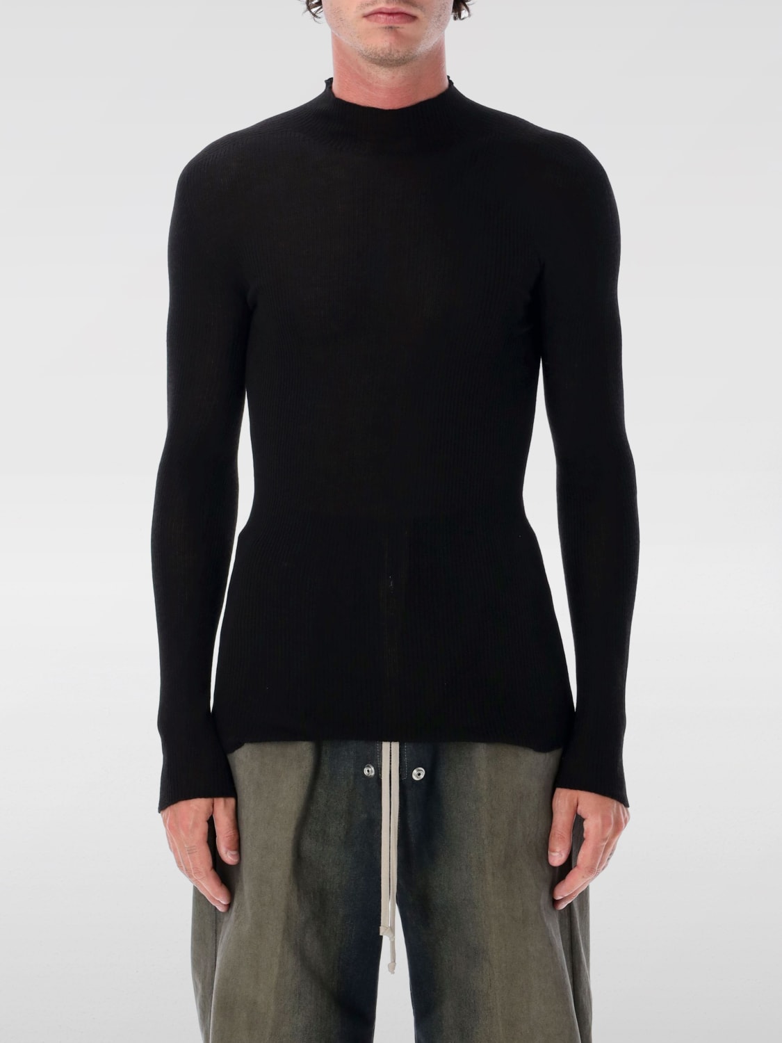 RICK OWENS SWEATER: Sweater men Rick Owens, Black - Img 1