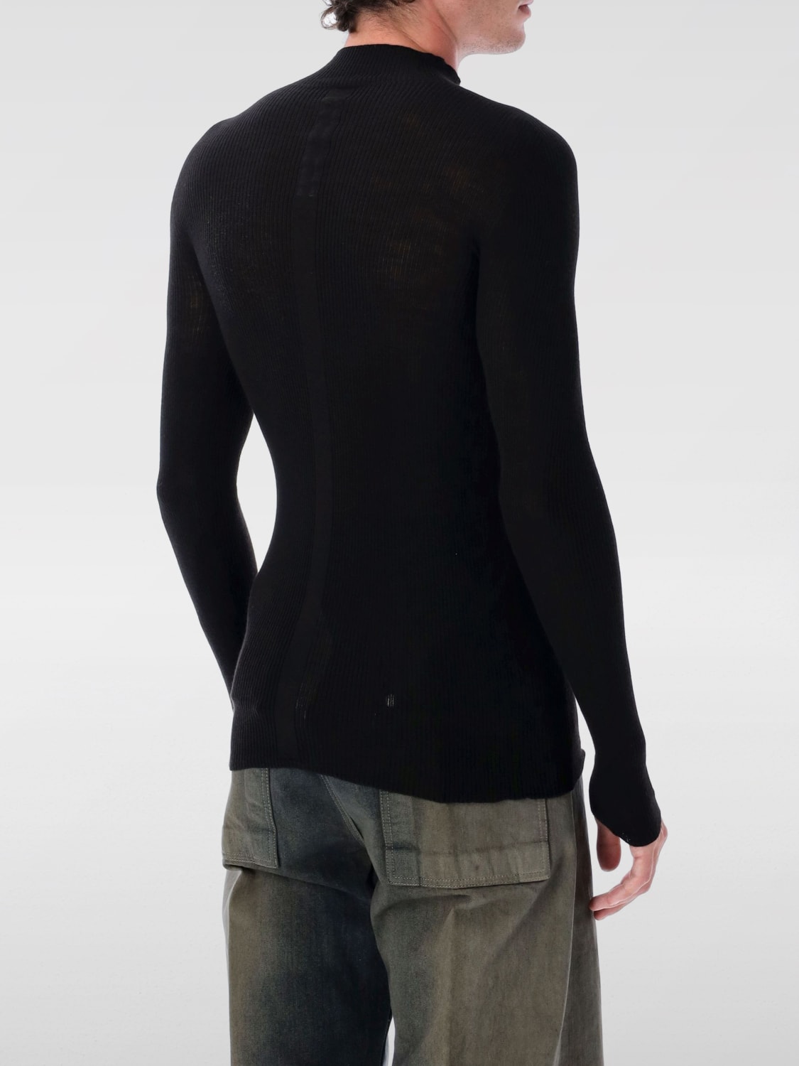 RICK OWENS SWEATER: Sweater men Rick Owens, Black - Img 2