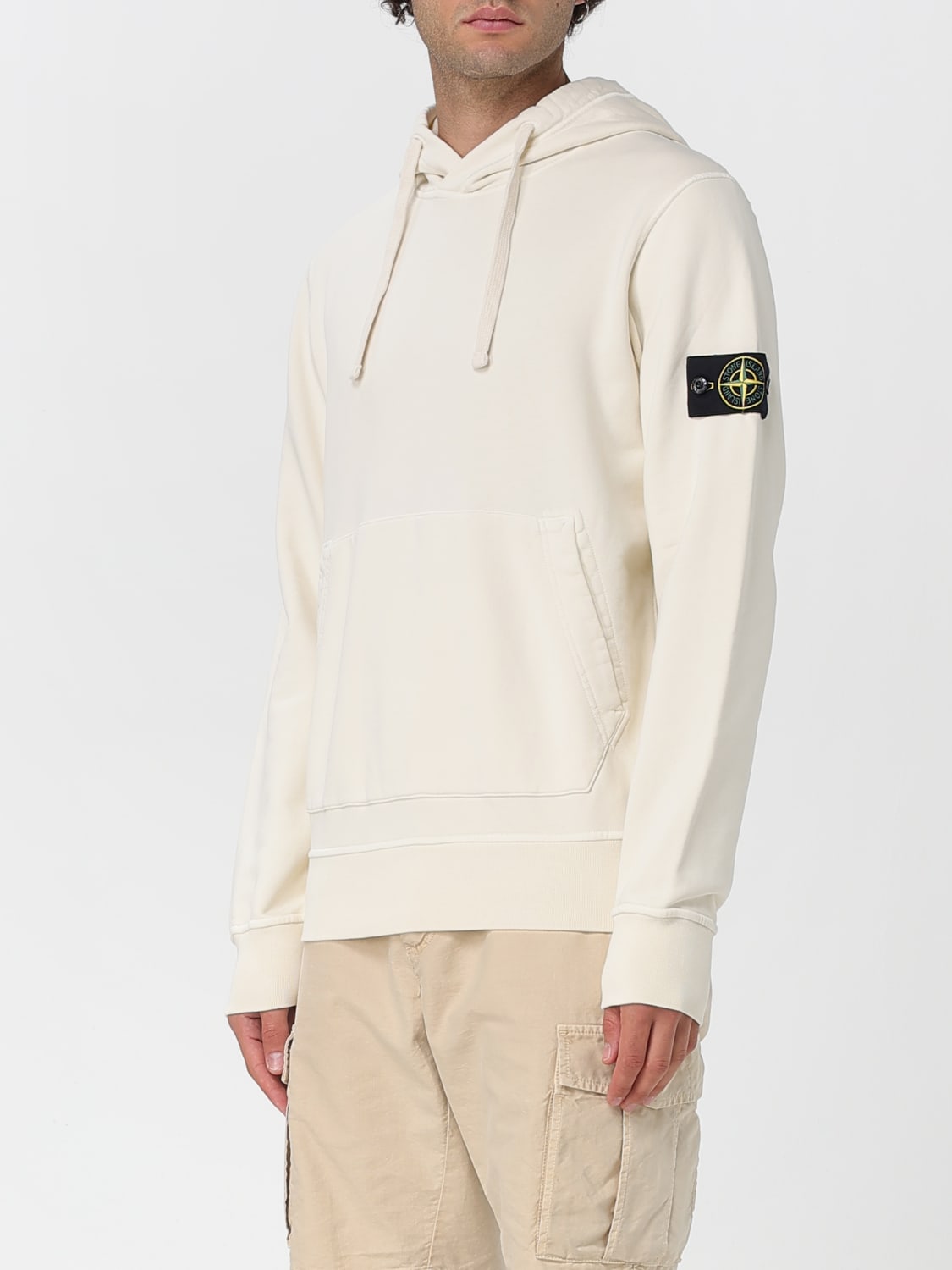 STONE ISLAND SWEATSHIRT: Sweatshirt men Stone Island, White - Img 4