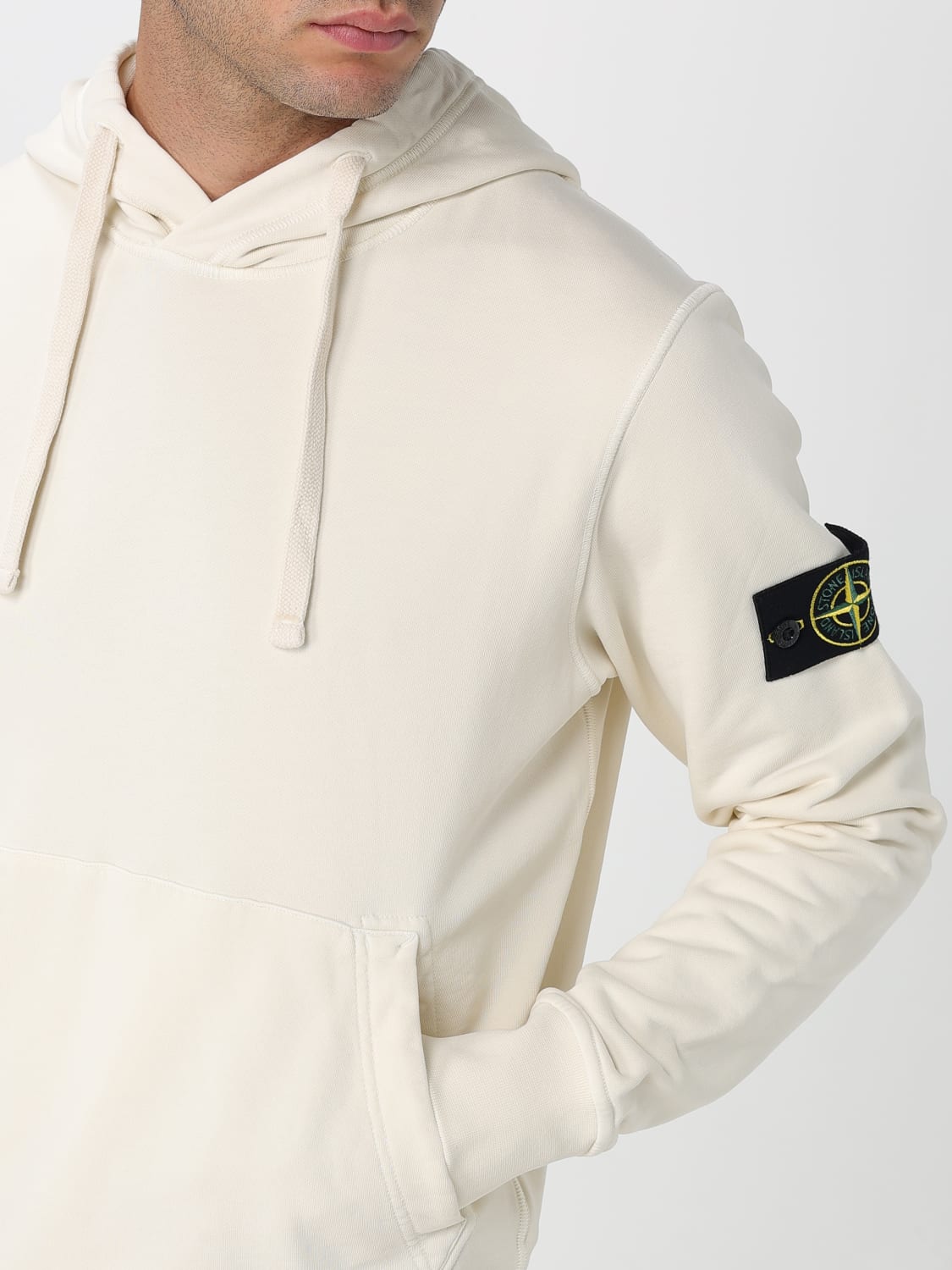 STONE ISLAND SWEATSHIRT: Sweatshirt men Stone Island, White - Img 5