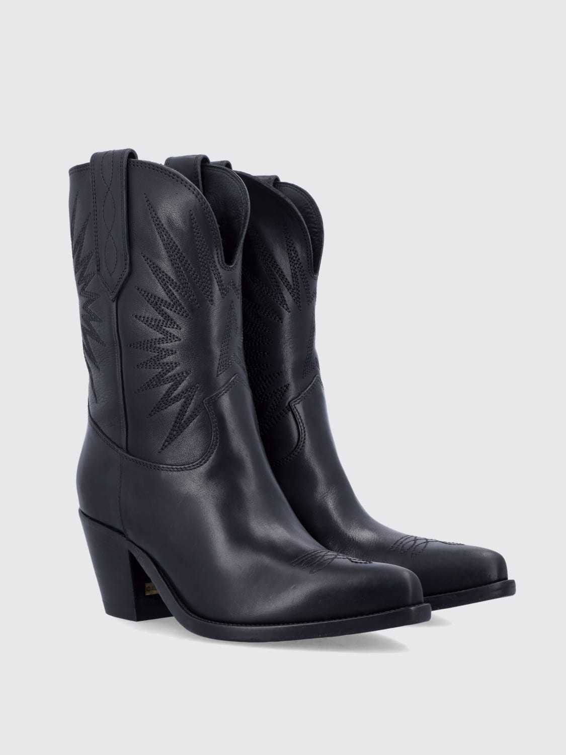 GOLDEN GOOSE BOOTS: Flat shoes woman Golden Goose, Black - Img 2