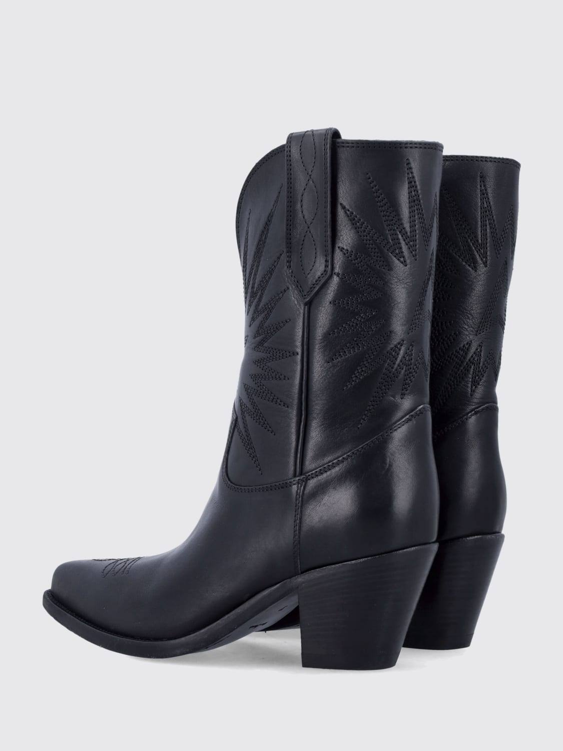 GOLDEN GOOSE BOOTS: Flat shoes woman Golden Goose, Black - Img 3