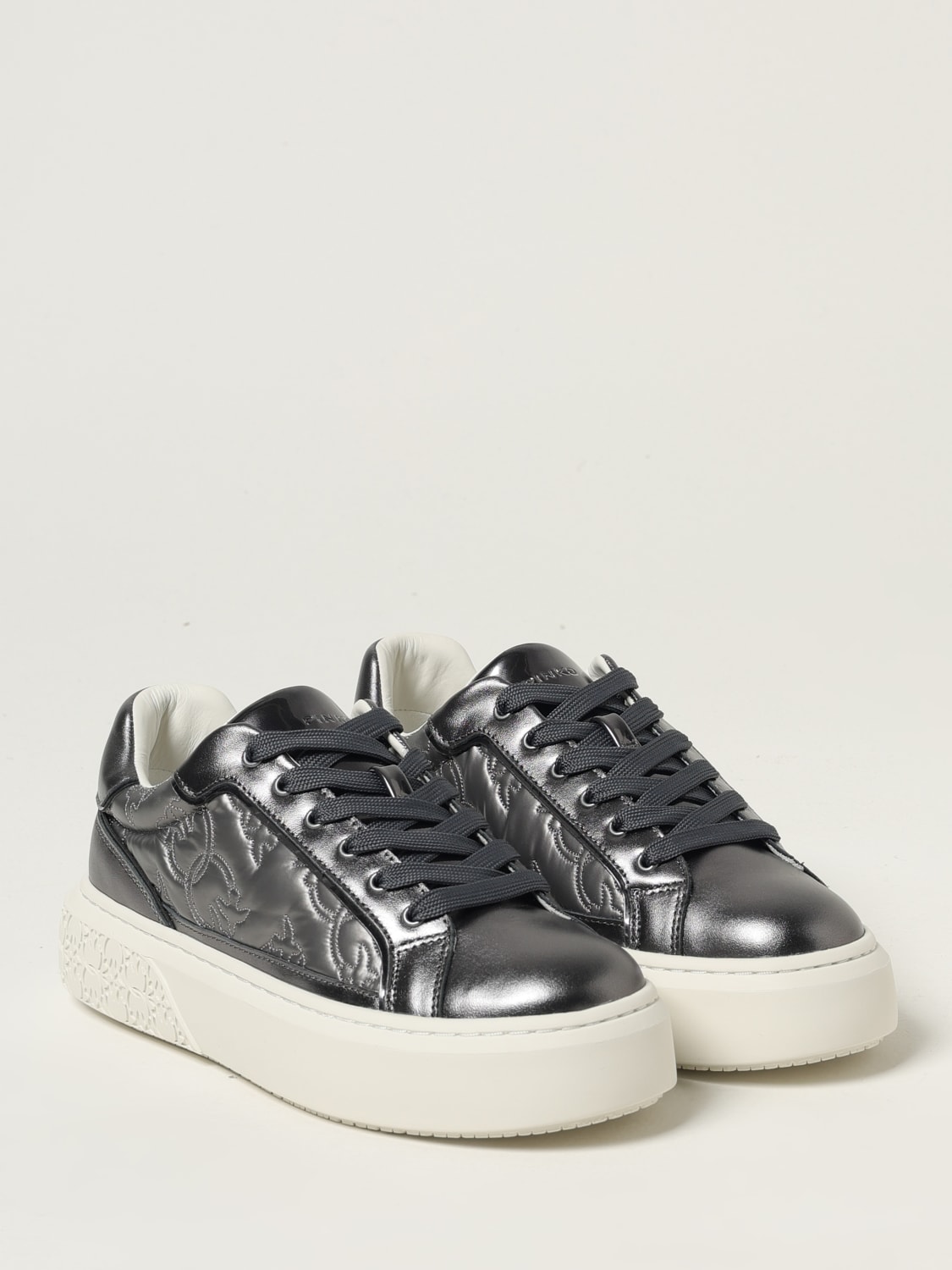 PINKO SNEAKERS: Sneakers woman Pinko, Silver - Img 2