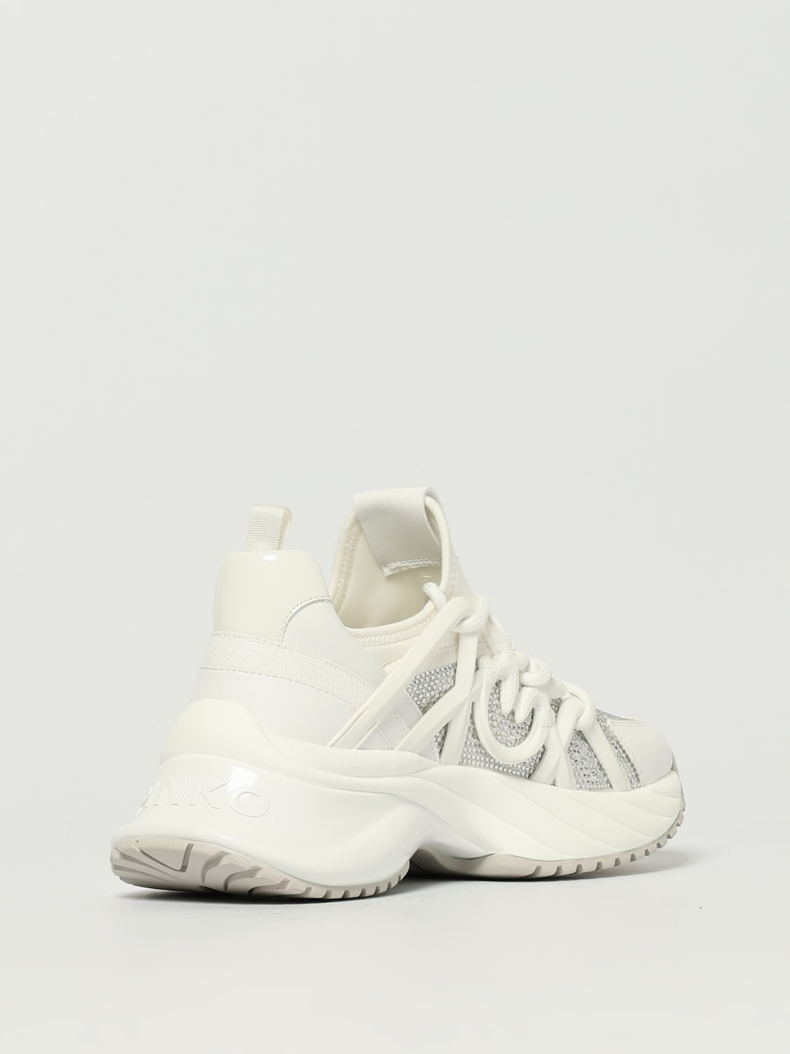 PINKO SNEAKERS: Sneakers woman Pinko, White - Img 3
