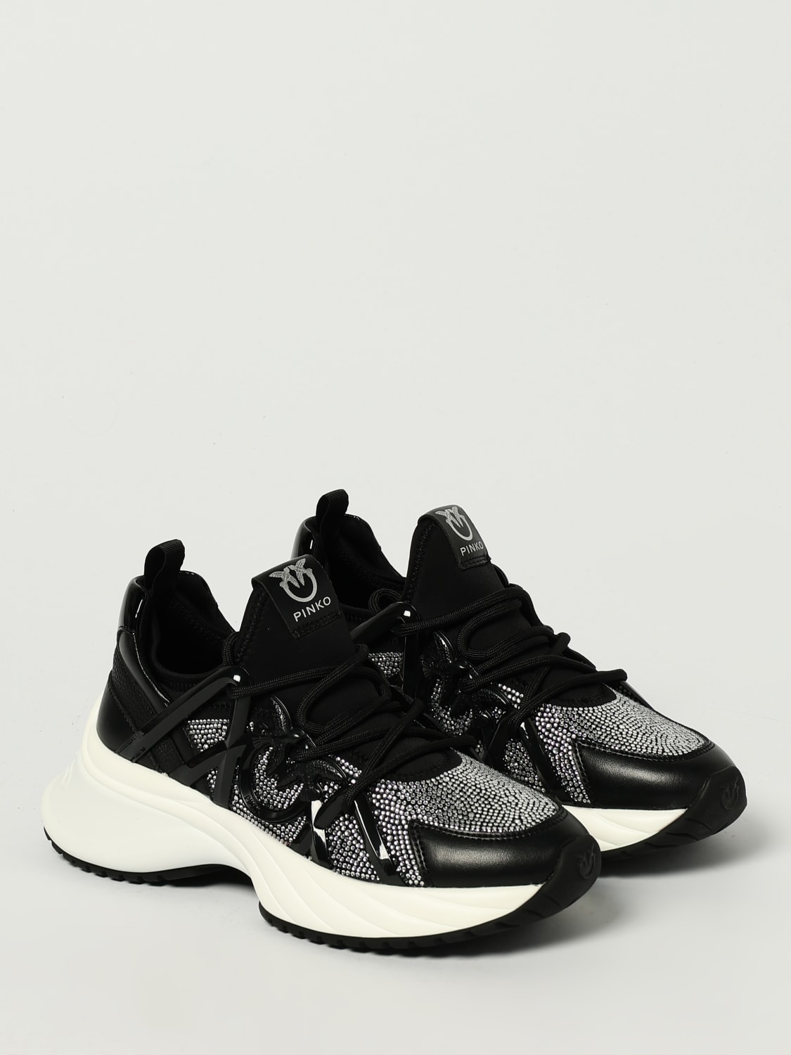 PINKO SNEAKERS: Sneakers damen Pinko, Schwarz 1 - Img 2