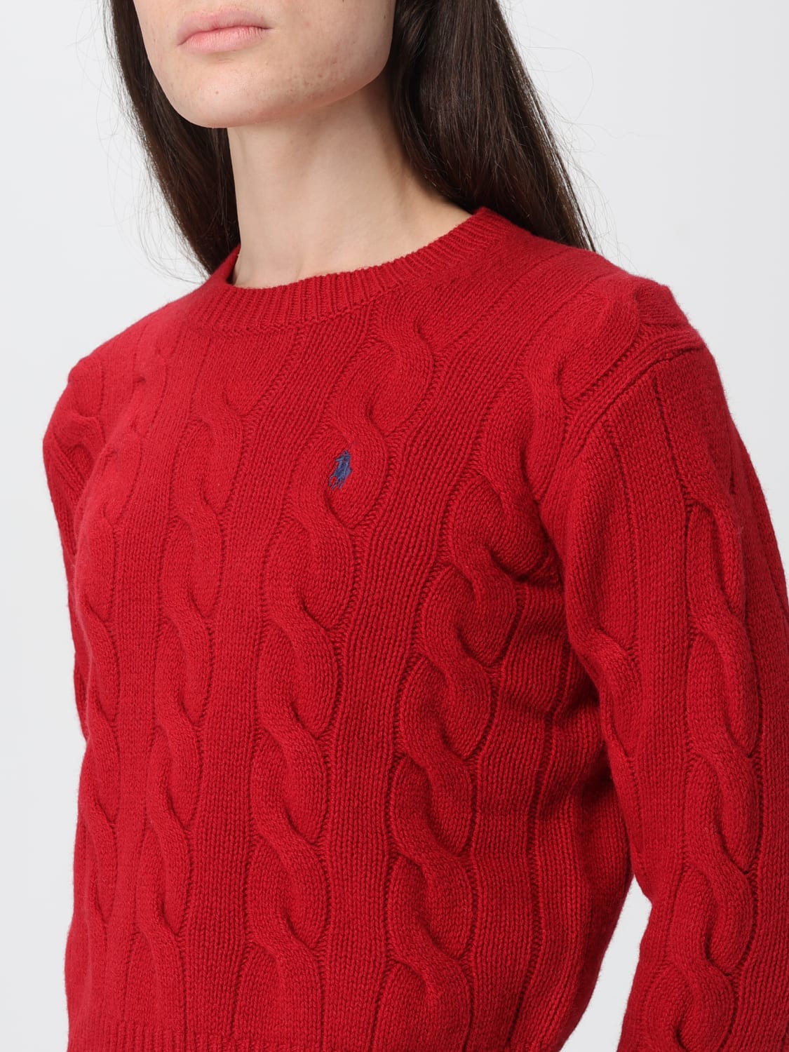 POLO RALPH LAUREN JERSEY: Jersey mujer Polo Ralph Lauren, Rojo - Img 3