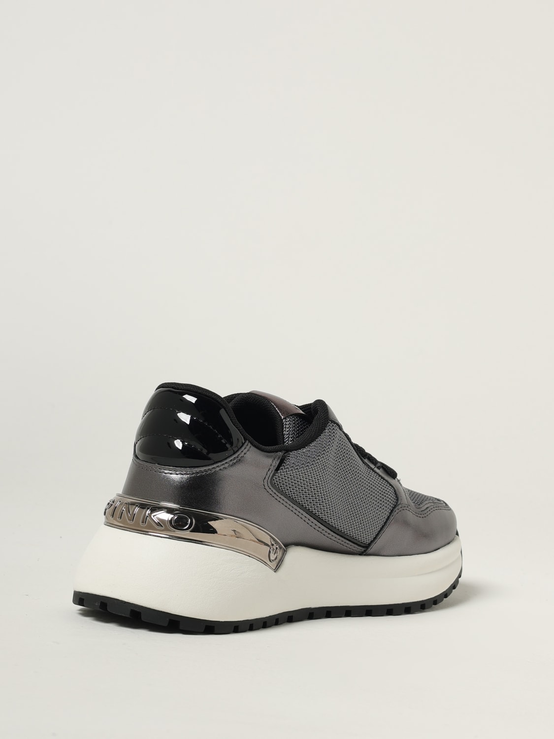 PINKO SNEAKERS: Sneakers woman Pinko, Grey - Img 3