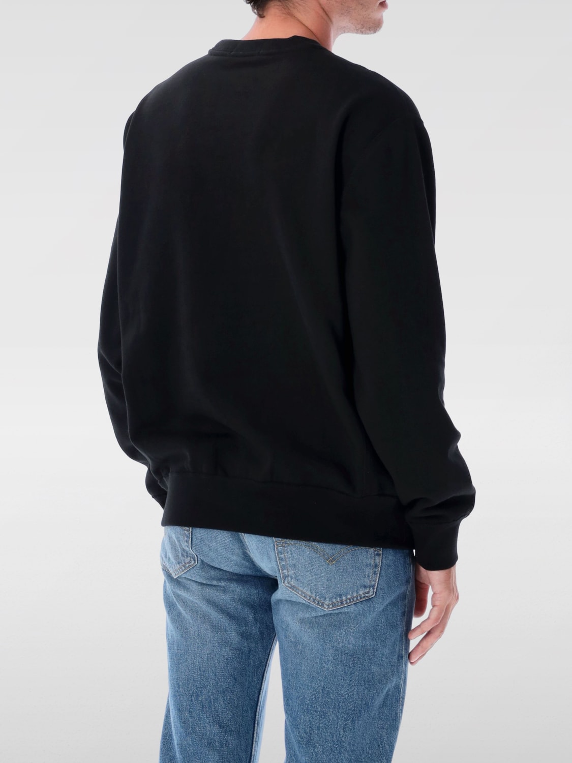 POLO RALPH LAUREN FELPA: Felpa basic Polo Ralph Lauren in misto cotone , Nero - Img 2