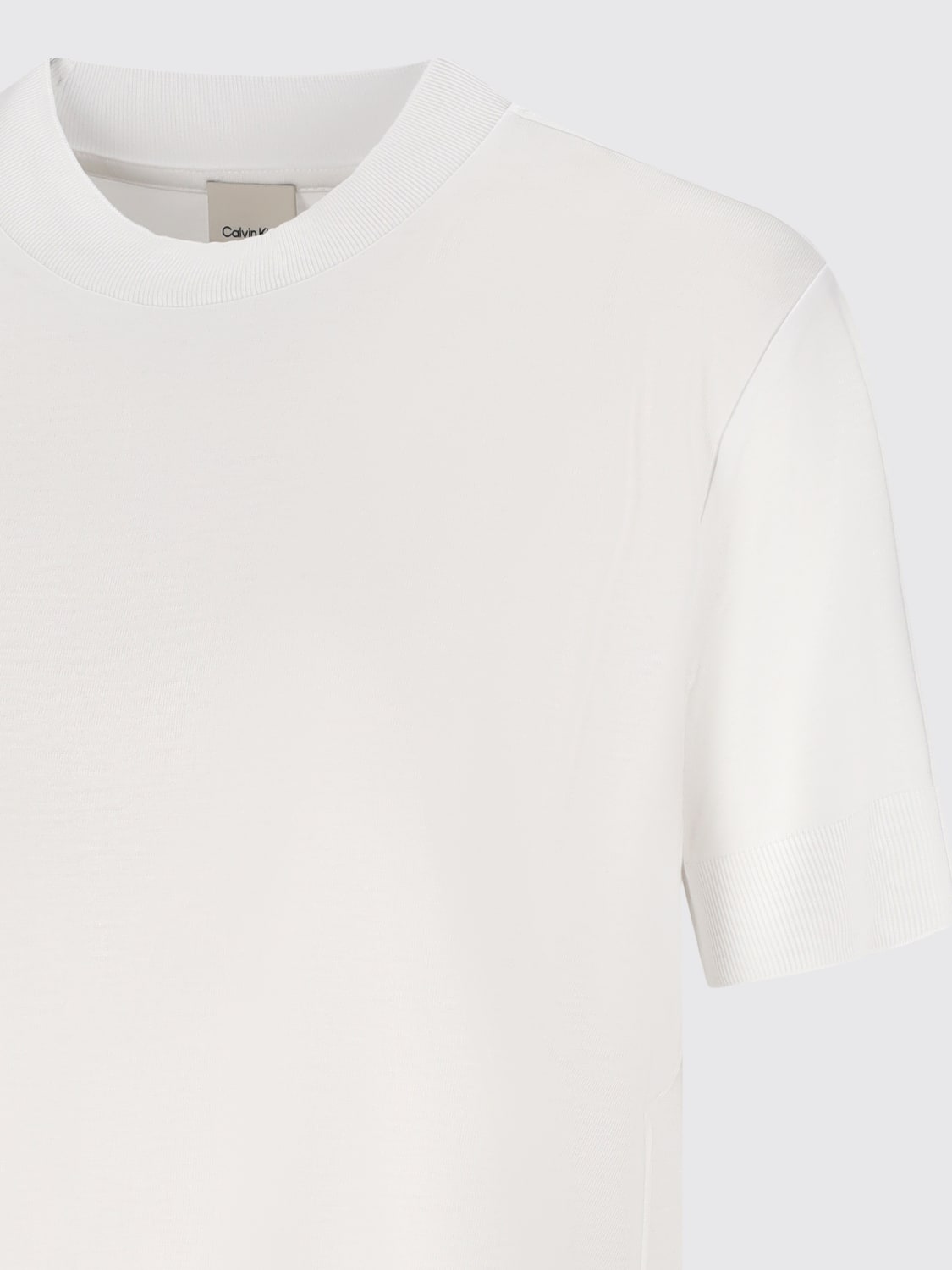 CALVIN KLEIN SWEATER: T-shirt woman Calvin Klein, White - Img 3