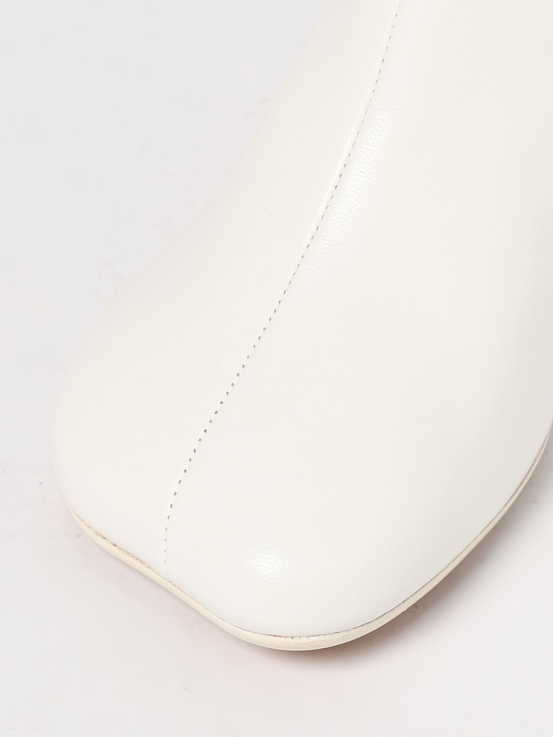 MM6 MAISON MARGIELA STIEFEL: Flache stiefeletten damen Mm6 Maison Margiela, Weiß - Img 4