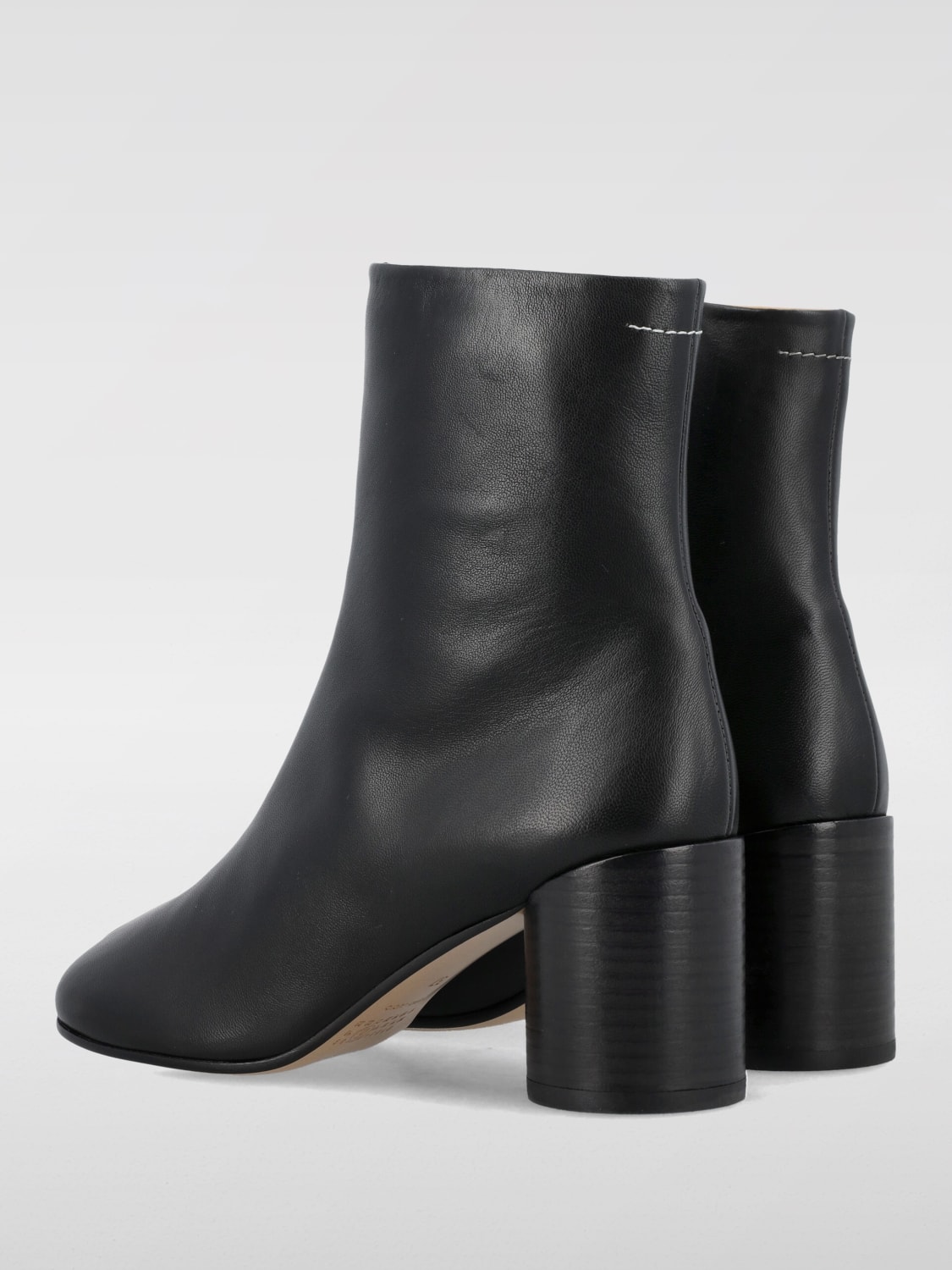 MM6 MAISON MARGIELA BOOTS: Flat ankle boots woman Mm6 Maison Margiela, Black - Img 3