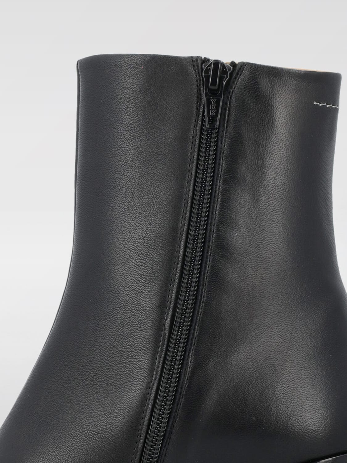 MM6 MAISON MARGIELA BOOTS: Flat ankle boots woman Mm6 Maison Margiela, Black - Img 4