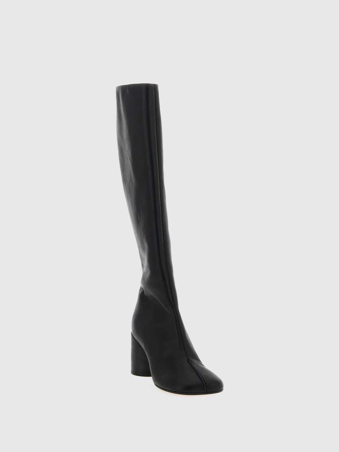 MM6 MAISON MARGIELA STIEFEL: Flache stiefeletten damen Mm6 Maison Margiela, Schwarz - Img 2