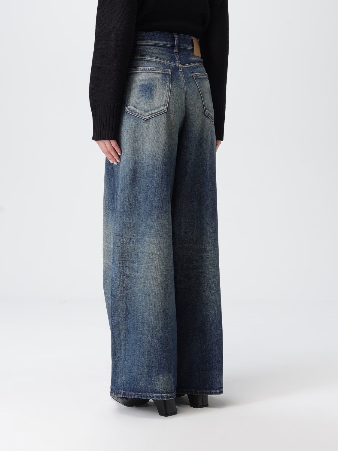MM6 MAISON MARGIELA JEANS: Jeans woman Mm6 Maison Margiela, Gnawed Blue - Img 3