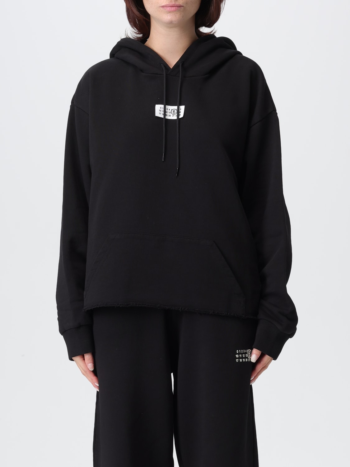 MM6 MAISON MARGIELA SWEATSHIRT: Sweatshirt woman Mm6 Maison Margiela, Black - Img 1