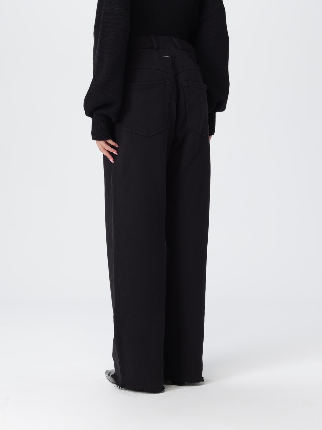 MM6 MAISON MARGIELA JEANS: Pants woman Mm6 Maison Margiela, Black - Img 3